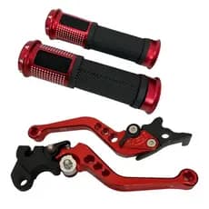Manete Esportivo + Manopla Diamante Xre 190/300 Bros 150/160 Nx 400