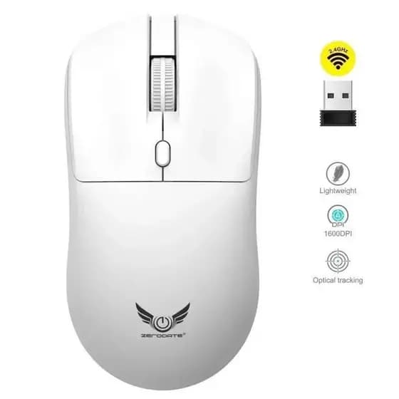 Versão de desempenho de jogo de Mouse T2 sem fio 2.4G totalmente adequada para sistema Win iOS