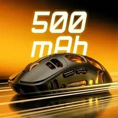 Thunder Wolf X3 Jogo Mouse Sem Fio Três Modos Bluetooth Buraco Oco RGB Luminoso PAW3311 Mouse Mecânico para Jogos