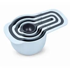 Kit 6 Colheres Medidoras Xícaras Medidoras Plástico Para Receitas Culinária Cozinha