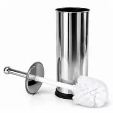 Escova Sanitária Inox com Suporte Porta Escova para Banheiro