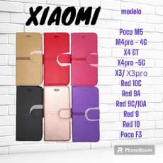 Capa Carteira filp cover Couro Sintetico compatível Poco M5 M4pro - 4G X4 GT X4pro -5G X3/ X3рго 10C