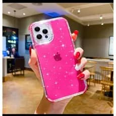 Capa De Celular Anti impacto colorida Com Glitter 13 13PRO 13PROMAX 14 14PRO 14PROMAX 15 15PRO 15PROMAX