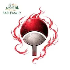 EARLFAMILY Naruto Logo Adesivos De Carro Moda Oclusão Scratch Motocicleta Prancha De Surf Capacete De Bicicleta Elétrica