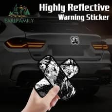 EARLFAMILY Naruto Bandagem Reflexiva E Mangetic Adesivos De Carro Criativos À Prova D'água Porta Prancha De Surf Host De