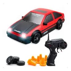 Carrinho Controle Remoto Drift Recarregável 4x4 Monobras Super Troca de Pneus Cones