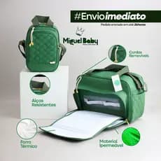 Kit Maternidade Empério Gold 2 em 1  modelo  Luxo maternidade