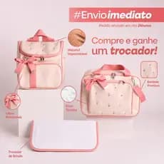 KIT Mala Floral / Safari Para Bebê 3 peças