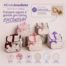 Mochila Maternidade Grande Luxo Impermeável Bolsa Bebê Menino Menina