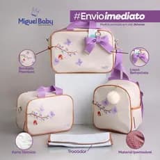 KIT maternidade Premium  4 peças luxo para menino/ menina