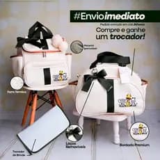Kit Bolsa maternidade com Mochila Multifuncional 2 peças para menino e menina