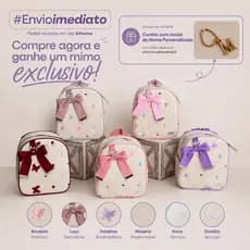 Mochila Bolsa Maternidade Luxo Impermeável Térmica Bebê Menino Menina