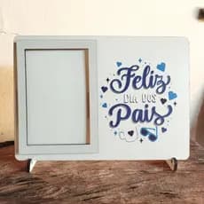 Porta Retrato Dia dos Pais personalizado em MDF