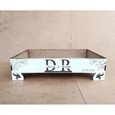 Bandeja Personalizada Toalete Casamento em MDF 20cm x 30cm