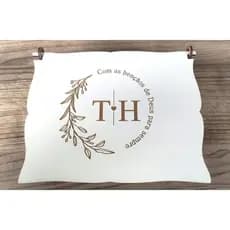 Kit 3 Caixas Personalizadas para Padrinhos de Casamento em MDF 14x18x6,5