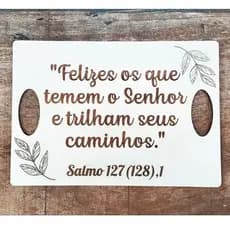 Placa Decorativa para Casamento em MDF com sua frase!