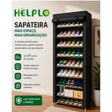 Sapateira Para Calçados 9 Andar Para 27 Pares De Sapatos Organizador Desmontável