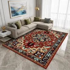 Tapete Estampado Grande Para Sala Quarto De Luxo 2,30 x 2,00m Belga - Lançamentos Exclusivos