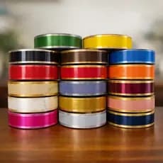 Fita Decorada 3D 32mmx100m Maxi Albano Laço Presente Decoração Embalagem Diversas Cores