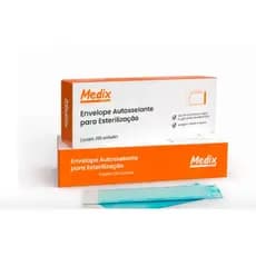 ENVELOPE ESTERILIZAÇÃO MEDIX 7CM X 23CM