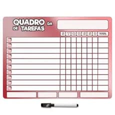 Painel Magnético Quadro Tarefas Apagavél Super Nanny-Ensinando Responsabilidades