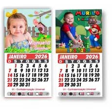 Calendarios 2026 Brinde Lembrancinha ESPECIAL Festa Aniversario 2026 PUBLICIDADE EVENTOS IMPRESSAO