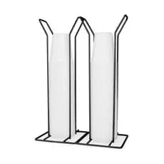 Porta Copos Descartáveis Suporte Copos Duplo 200ML Preto