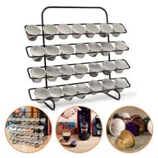 Suporte Para 28 Capsulas De Cafe Nespresso Preto