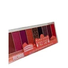 Paleta 12 Cores Sombras Foscas e Peroladas Febella