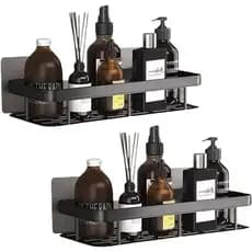 Suporte De Shampoo Prateleiras De Banheiro Sem Furo Premium Top sem furadeira