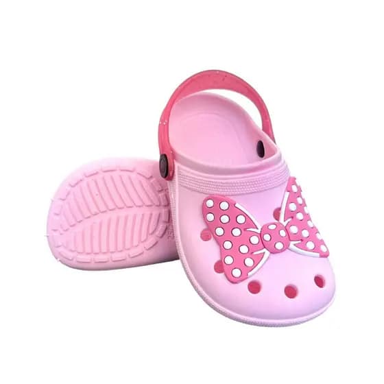 Babuche Sandália Menina Laço Lacinho Coquete Chinelo Emborrachado Macio Moda Tendencia Blogueira