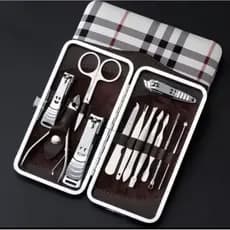 Kit Cortador De Unha Manicure Portatil Estojo Pinca Tesoura