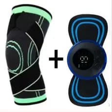 Joelheira De Compresso Tensor Ortopdico + massageador eletrico.