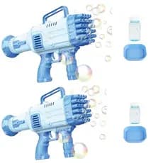 KIT 2 Lança Bolhas DE Sabão MAQUINA AUTOMÁTICA ELETRICA 26CM