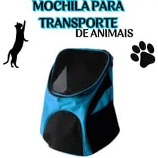 Mochila para transporte animais de estimação BOLSA respirável PORTÁTIL CONFORTO PRATICIDADE 41/36CM