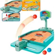 MINI BASQUETE COM LANÇADOR DE BOLINHAS JOGO DE MESA QUADRA BASKETBALL TABULEIRO BRINQUEDO INFANTIL