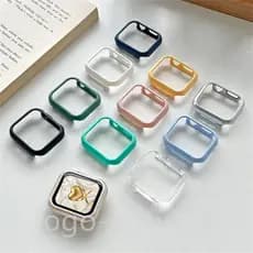 Novo Case Capa para Apple Watch Series 9 8 7 6 5 4 3 2 1 Se Ultra aberto pc anti-queda 38 40 41 42 44 45 49MM
