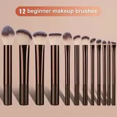 ANA 1108 KIT 12 Pçs Set Conjunto De Pincéis De Maquiagem Profissional