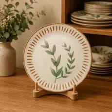 Prato de Sobremesa 4 Und Porto Brasil / Jogo de Prato Para Cozinha Mesa Presente e Decoração