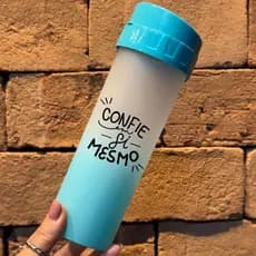 Kit 10 Squeeze Acquabio 480ml, garrafa de água, academia, esporte, criança - Personalizadas