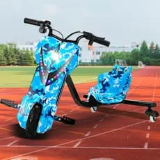 Triciclo Infantil Elétrico Novo Com Bluetooth Luz LED - Varias Estampas