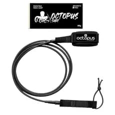Leash Prancha De Surf 6´ Com 2 Giradores + Parafina Surf Wax