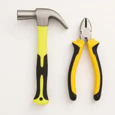 Conjunto de ferramenta  Martelo Grande 25mm  + Alicate de Corte 6”  Profissional Com  Cabo Emborrachado