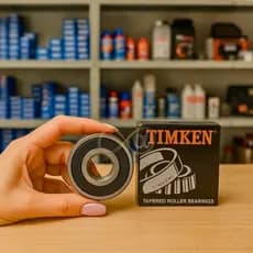 Rolamento 6201 ZZ C3 TIMKEN Vedação Dupla Metálica 12x32x10mm Motor e Bombas