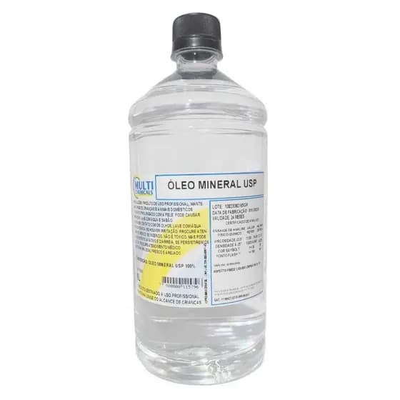 Óleo mineral - 1L - Grau alimentar - USP