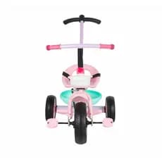 Triciclo de Brinquedo Unitoys Facil Montar Cesta de Objetos Empurrador Para Pais