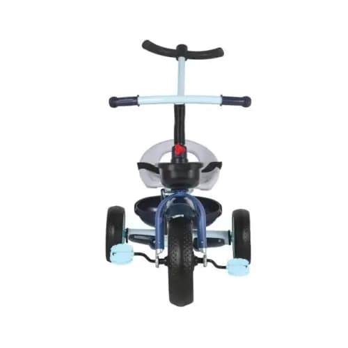 Triciclo Infantil Azul Com Pedal E Empurrador Ajustavel Seguro E Confortavel