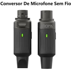 Aroma 2 IN 1 Conversor De Microfone Sem Fio Transmissão Clara, Compacto e Portátil