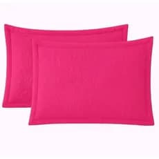 Kit 02 Capas Porta Travesseiro Ultrassônico Matelado 0,70x0,50 Diversas Cores