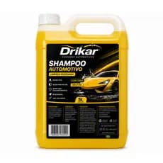 Shampoo Automotivo com Cera 5L Lava Carro e Moto Brilho Espuma Alto Rendimento Drikar